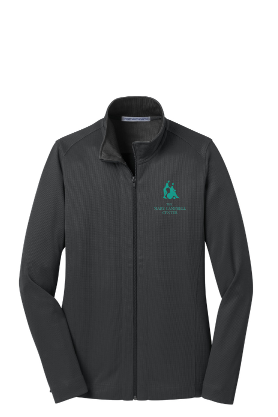 Ladies Vertical Texture Full Zip Pullover - MCC